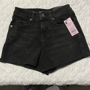 Brand new black shorts with tags